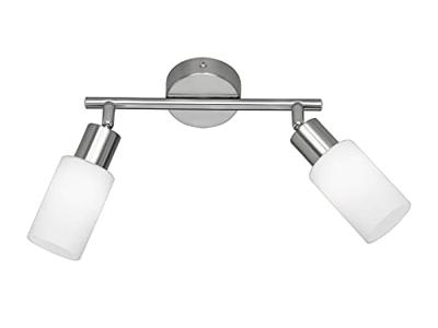 Trio Moderne PlafondlampMars 2-lichts nikkel mat - R80012007