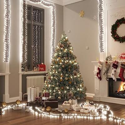 VidaXL Lichtslinger cluster met 1000 led's koudwit 11 m pvc