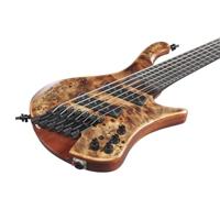 Ibanez EHB1506MS Bass Workshop Antique Brown Stained Low Gloss 6-snarige headless basgitaar met gigbag - thumbnail