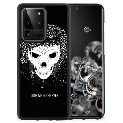 Mobiel Case Samsung Galaxy S20 Ultra Skull Hair Mobiel Case Samsung Galaxy S20 Ultra Skull Hair