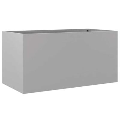 VidaXL Plantenbak 62x30x29 cm gegalvaniseerd staal zilverkleurig VidaXL Plantenbak 62x30x29 cm gegalvaniseerd staal zilverkleurig