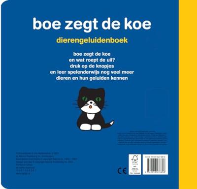Geluidenboek Boe Zegt De Koe Geluidenboek Boe Zegt De Koe