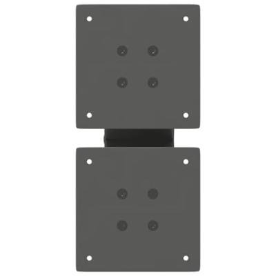 Salontafelpoten 2 st X-vormig 40x(30-31) cm staal antraciet