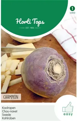 Zaden Koolraap Champion (Engelse Gele Roodkop) Hortitops - Hortitops