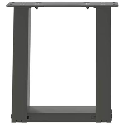 Salontafelpoten 2 st U-vormig 30x(30-31) cm staal antraciet