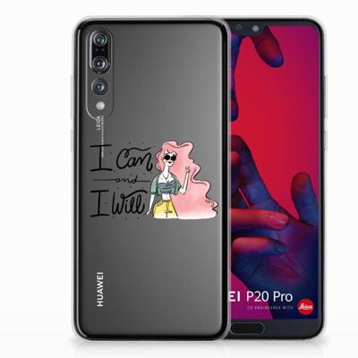 Huawei P20 Pro Telefoonhoesje met Naam i Can Huawei P20 Pro Telefoonhoesje met Naam i Can