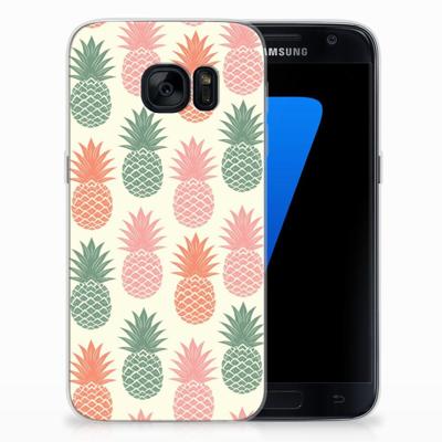 Samsung Galaxy S7 | Siliconen Case | Ananas