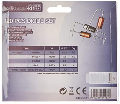 Assortiment diodes Whadda K/DIODE1 1 set(s)