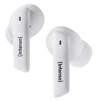 Intenso Buds Pro T502HAE weiß In Ear oordopjes Bluetooth Wit Noise Cancelling Waterafstotend Mobiele telefoon Intenso Buds Pro T502HAE weiß In Ear oordopjes Bluetooth Wit Noise Cancelling Waterafstotend Mobiele telefoon