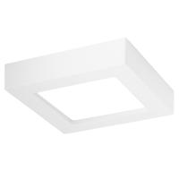 LED Downlight Slim Pro - Aigi Strilo - Opbouw Vierkant 6W - Helder/Koud Wit 6000K - Mat Wit - Kunststof - thumbnail