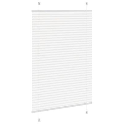 Pliss rolgordijn 95x100 cm stofbreedte 94,4 cm polyester wit - thumbnail