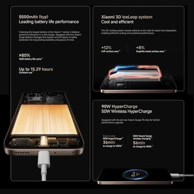 Smartphone Xiaomi 2506BPN68G 6,83" Octa Core 12 GB RAM 256 GB Goud