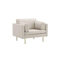 Nohr Fauteuil 'Tylan' Rib, kleur Lichtgrijs - thumbnail