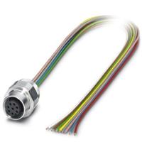 Phoenix Contact 1554665 Sensor/actuator inbouwconnector M12 Aantal polen (sensoren): 8 Bus, inbouw 0.50 m 1 stuk(s) - thumbnail