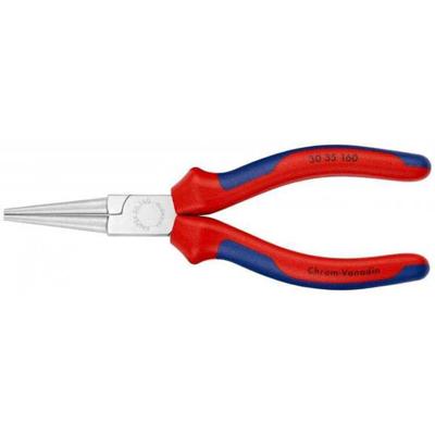 Knipex 30 35 160 Rondbektang Werkplaats Recht Chroom-vanadium elektrostaal 160 mm