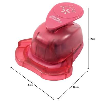 Vaessen Creative • hoekpons ruit met sierrand 1,8x2,3cm