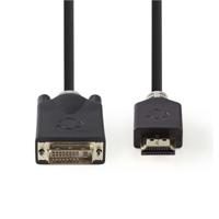 Nedis CCBW34800AT20 Hdmi - Dvi-kabel Hdmi-connector - Dvi-d 24+1-pins Male 2,0 M Antraciet - thumbnail