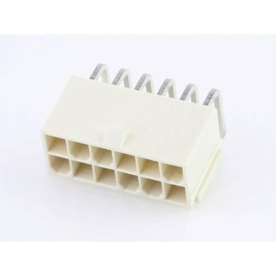Molex 874271202 Female header, inbouw (standaard) Totaal aantal polen: 12 Rastermaat: 4.20 mm Inhoud: 1 stuk(s) Tray