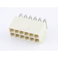 Molex 874271202 Female header, inbouw (standaard) Totaal aantal polen: 12 Rastermaat: 4.20 mm Inhoud: 1 stuk(s) Tray - thumbnail
