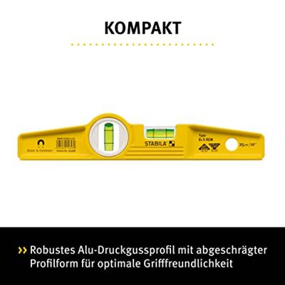 Stabila Waterpas, 81SREM magnetisch 25cm - 15348