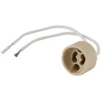 GU10 2A keramische lamp houder socket basis adapter draad connector kabel lengte: 12cm AC 250V - thumbnail