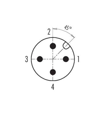 binder 99-0429-43-04 Sensor/actuator connector, niet geassembleerd M12 Aantal polen (sensoren): 4 Stekker, recht 1 stuk(s) Piece
