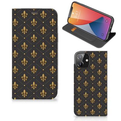 iPhone 12 | iPhone 12 Pro | Hoesje met Magneet | Franse Lelie iPhone 12 | iPhone 12 Pro | Hoesje met Magneet | Franse Lelie