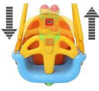 Jamara Kinderschommel Grow with me 3in1 blauw - thumbnail