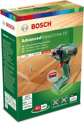 Bosch Groen PDR 18 LI Advanced ImpactDrive 18 Accu Slagschroevendraaier | 18 V | Zonder accu en lader - 0603980303 - thumbnail