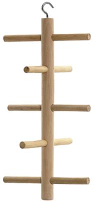 Vogelspeelgoed Klimboom 13 x 13 x 25 cm Flamingo Naturel