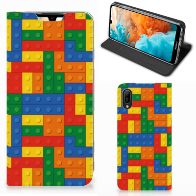Huawei Y6 2019 Hoesje met Magneet Blokken Huawei Y6 2019 Hoesje met Magneet Blokken