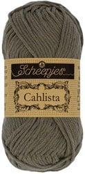 Scheepjes Cahlista 50g - 387 Dark Olive - Haakgaren / Breigaren