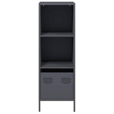 Hoge kast 35x39x103,5 cm staal antracietkleurig