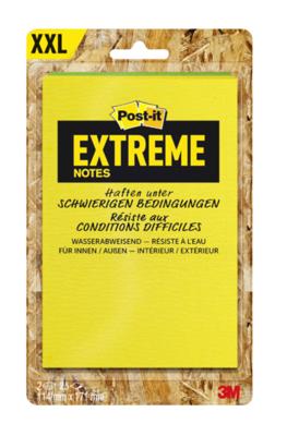 Post-it® Extreme Notes, ft 114 x 171 mm, 2 blokken van 25 blaadjes, geassorteerde kleuren Post-it® Extreme Notes, ft 114 x 171 mm, 2 blokken van 25 blaadjes, geassorteerde kleuren