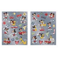 W&O stickervel Mickey junior 21 x 30 cm papier grijs 2 stuks - thumbnail