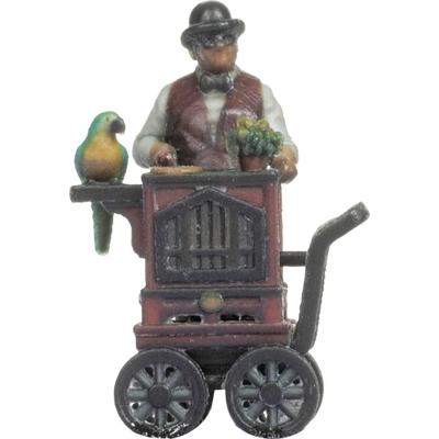 NOCH 10418 H0 Draaiorgelman figuren Geverfd, Staand