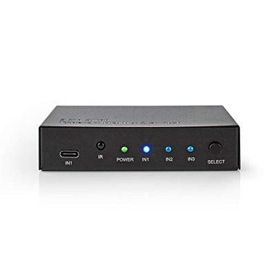 HDMI-Switch | 3-Poorts - 2x HDMI + 1 x USB-C-Ingang | 1x HDMI-Uitgang | 4K2K bij 60FPS/HDCP2.2 HDMI-Switch | 3-Poorts - 2x HDMI + 1 x USB-C-Ingang | 1x HDMI-Uitgang | 4K2K bij 60FPS/HDCP2.2