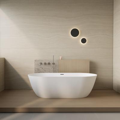 Vrijstaand Ligbad Salenzi Flow 165x83x50 cm Mat Wit