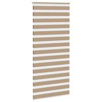Zebra Blind 115x200 cm stofbreedte 110,9 cm polyester zandbruin - thumbnail
