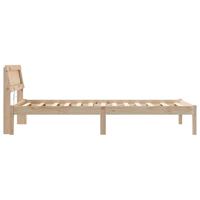 Bedframe Bruin 90 x 190 cm Massief grenenhout - thumbnail
