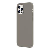 Valenta Leather Back Cover Snap Luxe Apple iPhone 12/12 Pro Grey - thumbnail