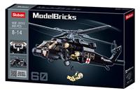 Sluban Modelbircks amerikaanse medische legerhelikopter (m38-b1012) - thumbnail