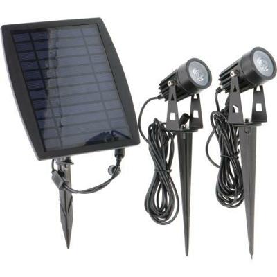 LED's Light Solar LED Tuinlamp met zonnepaneel en grondspies - Automatisch aan en uit - Met sensor - IP65 waterdicht