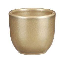Pot tusca 8.5x7.5 cm goud bloempot Mica Decorations - Mica decorations