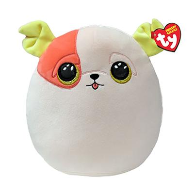 TY Squishy Beanies Knuffelkussen Hond Patch 20 cm TY Squishy Beanies Knuffelkussen Hond Patch 20 cm