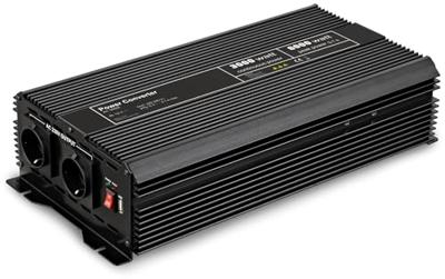 Goobay SPW IT Omvormer 3000 W 12 V/DC - 230 V/AC, 5 V/DC Goobay SPW IT Omvormer 3000 W 12 V/DC - 230 V/AC, 5 V/DC
