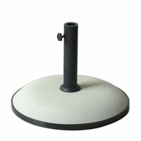 Marbueno Base Parasol Rond 50x37 cm 25KG Wit Tuin, Zwembad en Terras 10453 - thumbnail