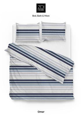 Zo! Home Zo!Home Omar Dekbedovertrek Blue