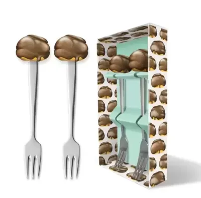 Bossche bollen gebaksvork X2 Bossche bollen gebaksvork X2