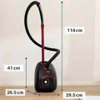 BOSCH BGB41POW1 Serie 4 ProPower Stofzuiger met Zak - Zwart - thumbnail